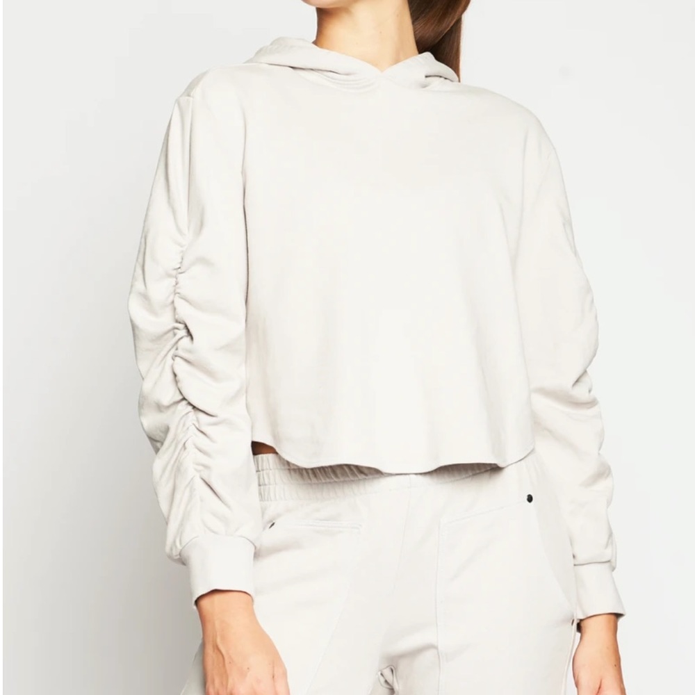 Heroin sport ruched hoodie small